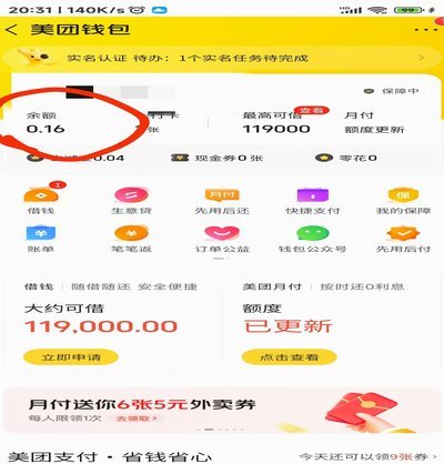 美团月付取现码显示不了？