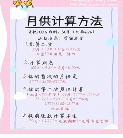月付怎么算