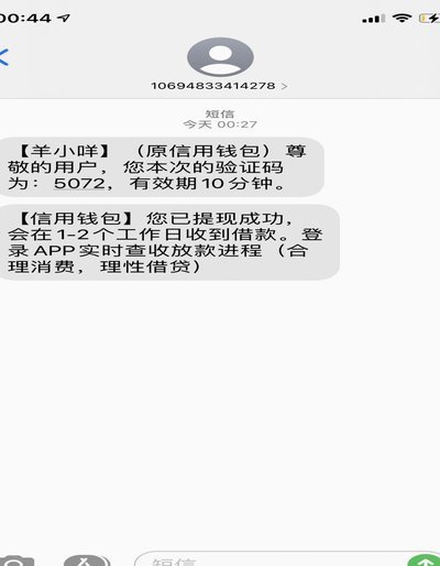 羊小咩贷款能提现吗